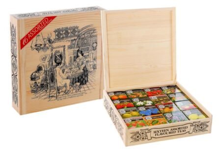 Wooden Gift Box (16 Flavored)